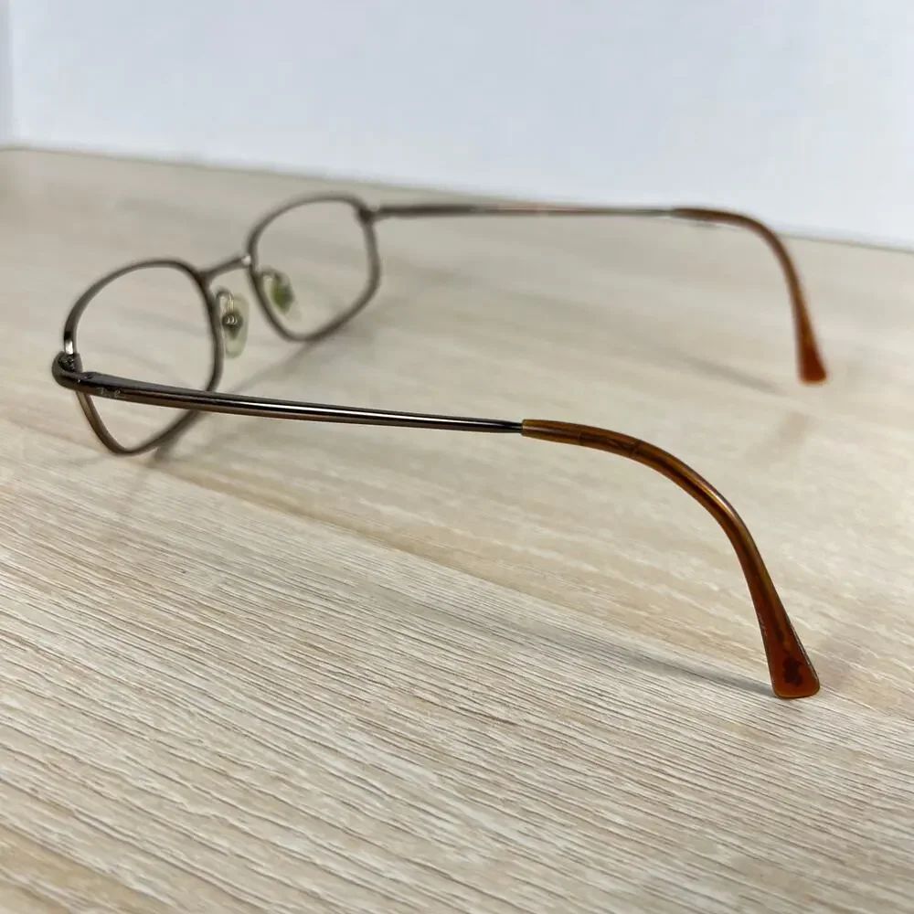 Ray-Ban RB6020 2505 Eyeglasses Brown Metal Flex Hinge 53-19-135